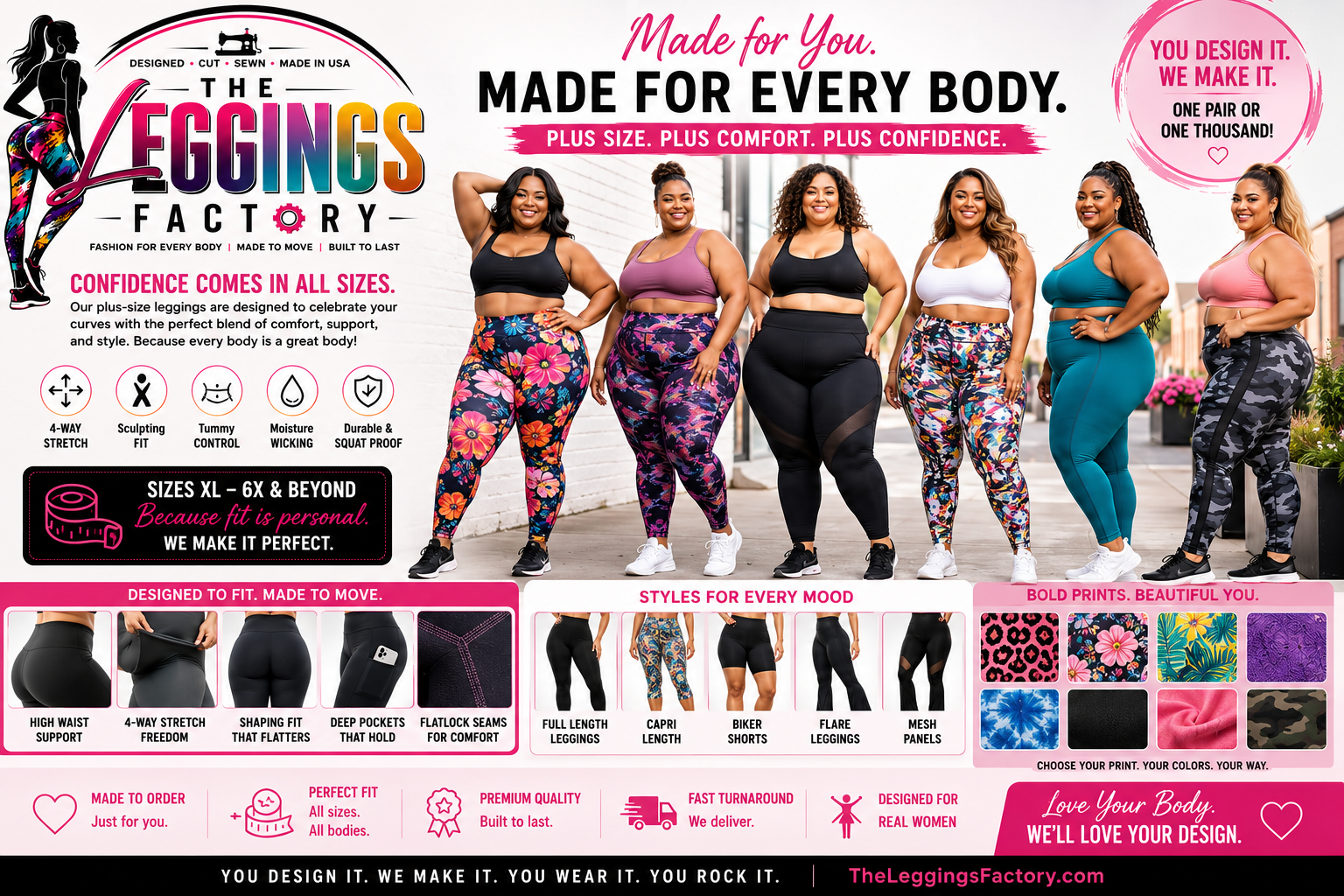 Full figure leggings